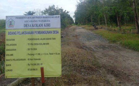 Intensitas Hujan Tinggi, Pengerasan JUT Kolam Kiri Wanaraya Batola Ikut Terkendala