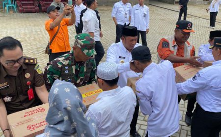Akhirnya Bantuan Warga Terdampak Banjir di Batola Mulai Disalurkan