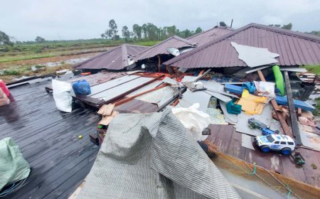 Cerita Korban Puting Beliung di Jejangkit Batola, Terkurung di Reruntuhan Sambil Gendong Anak