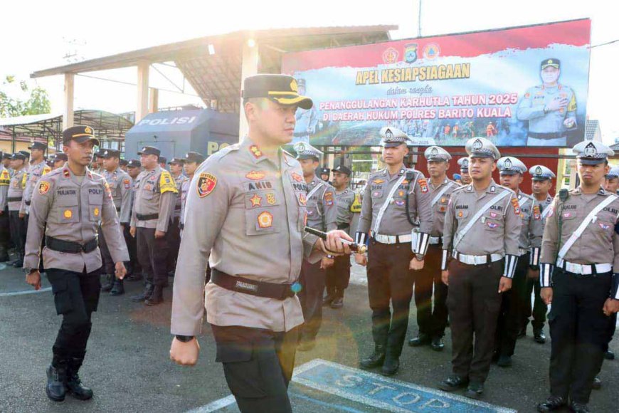 Antisipasi Karhutla di Batola, Ratusan Personel Gabungan Disiagakan