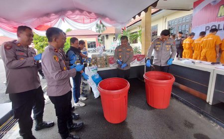 Usai Operasi Sikat Intan 2025, Polres Batola Dorong Revisi Perda Minuman Keras